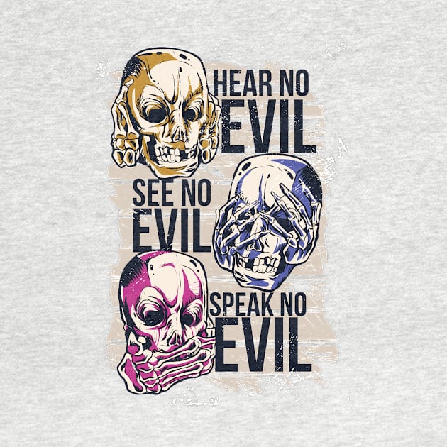 hear, see, speak no evil by LR_Collections